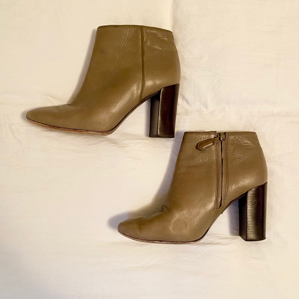 Tory Burch Taupe Bowie Bootie